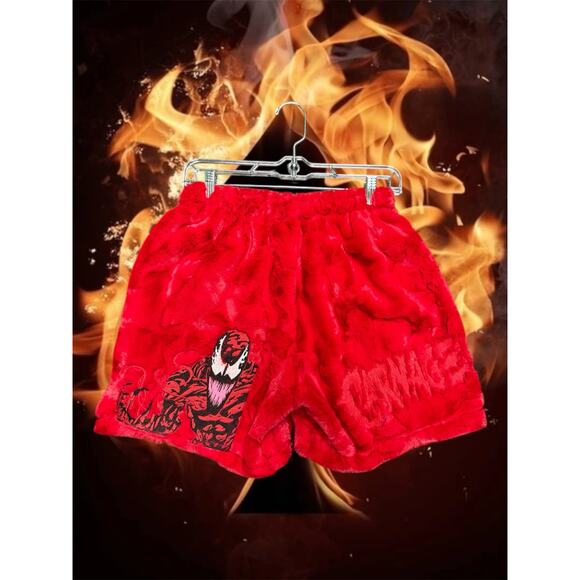 Mink red carnage shorts
